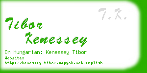 tibor kenessey business card